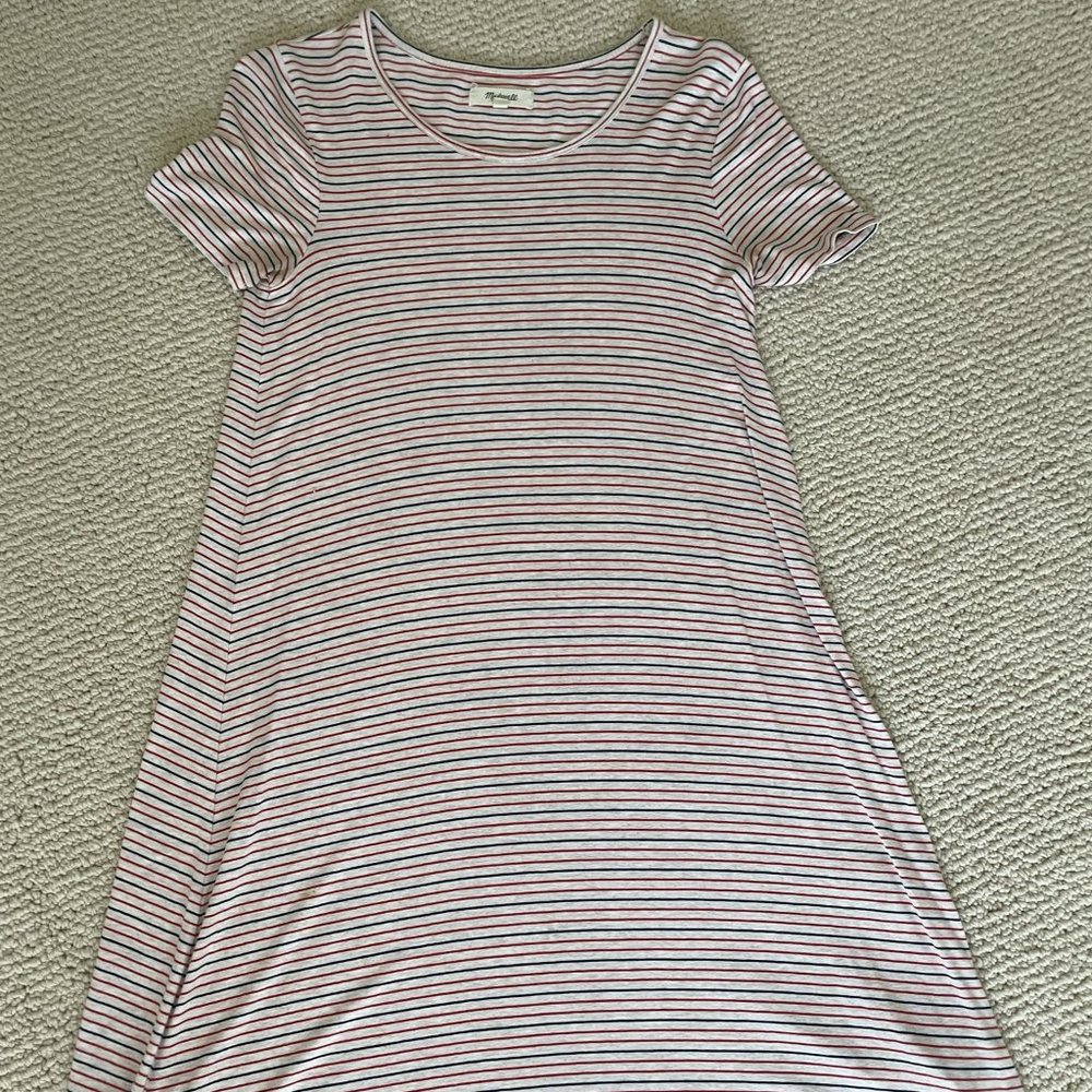 Madewell Striped T-shirt Dress